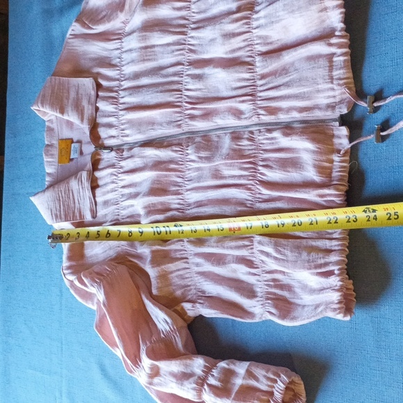 Ruby Rd. Light Pink Zip-Front Jacket - Picture 6 of 10